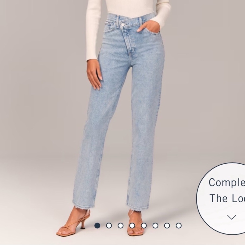 Abercrombie & Fitch- The ‘90s Slim Straight Ultra High Rise- 28/6 - Picture 8 of 8